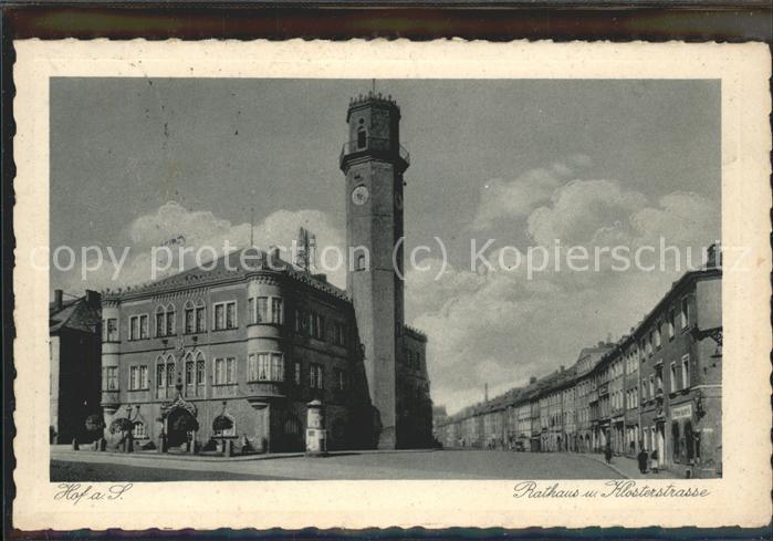 Hof Saale Rathaus u.Klosterstrasse