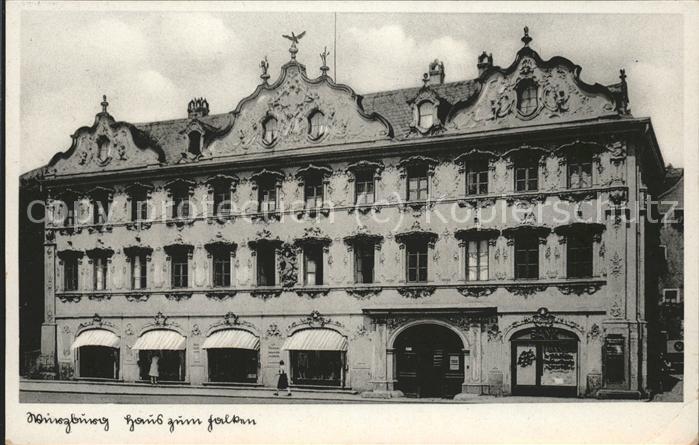 WueRZBURG Bayern Haus zum Falken