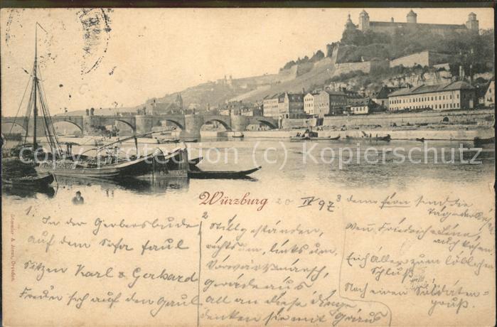 WueRZBURG Bayern mit Marienfestung