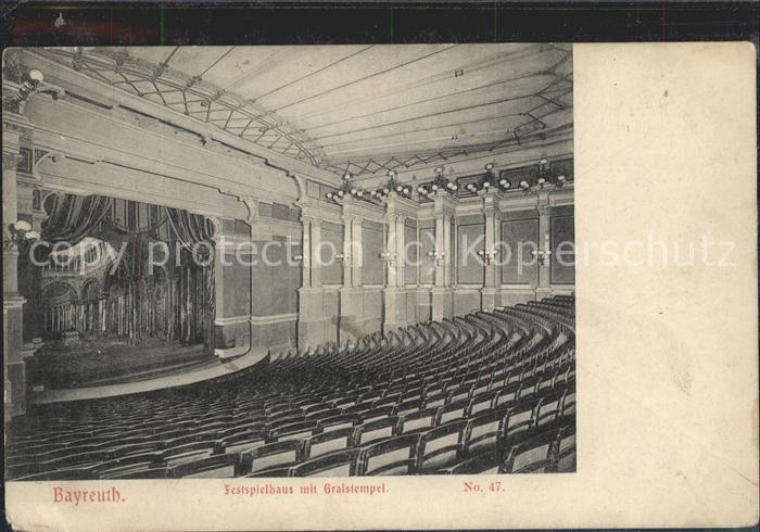 Bayreuth Festspielhaus mit Graistempel