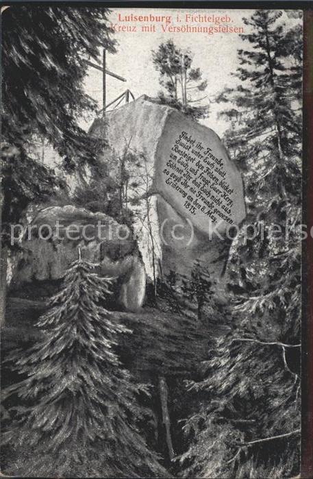 Luisenburg Kreuz mit Versöhnungsfelsen