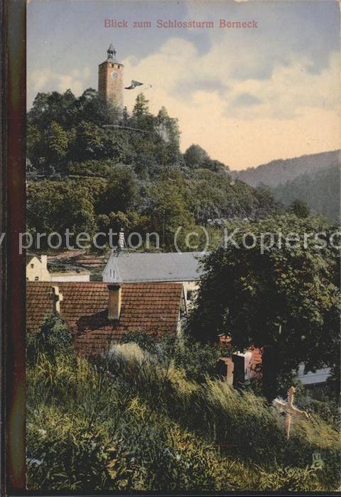 Bad Berneck Blick zum Schloss