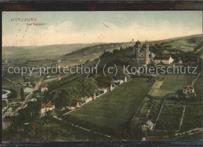 WueRZBURG Bayern Blick auf das Kaeppele