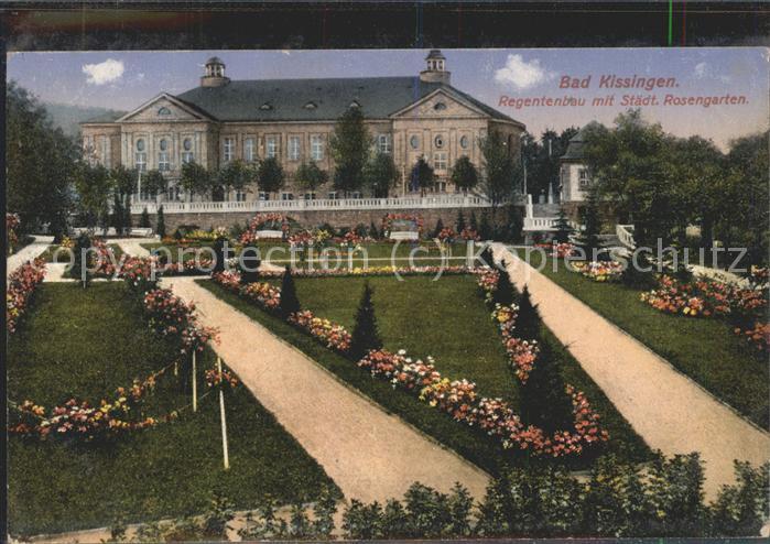 Bad Kissingen Regentenbau mit St?dt.Rosengarten