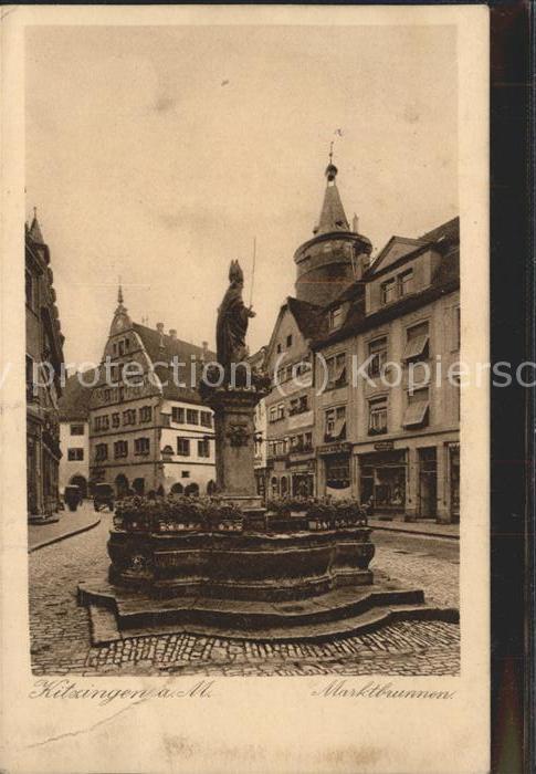 Kitzingen Main Marktbrunnen