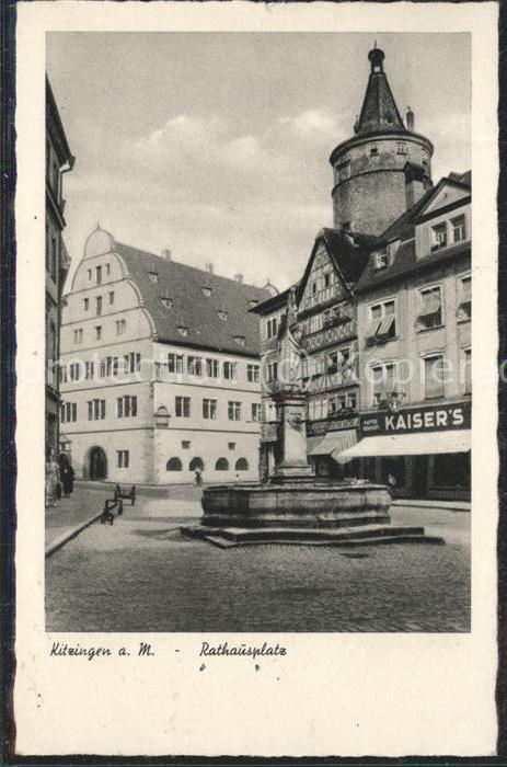 Kitzingen Main Rathausplatz