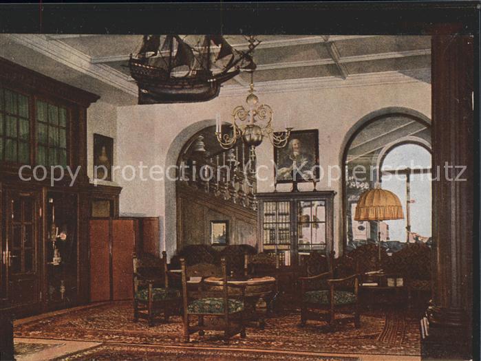 AUGSBURG  CITY Innenansicht vom Palasthotel Drei Mohren