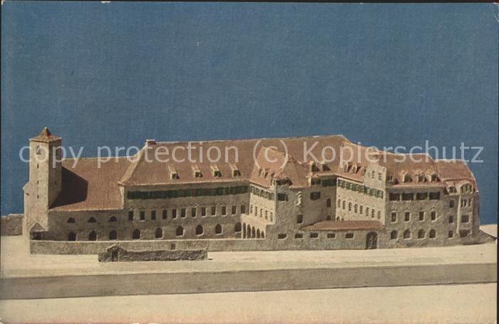 AUGSBURG  CITY Entwurf des Fuersorge-u.Altersheim am Schwedenweg