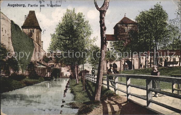 AUGSBURG  CITY Partie am Vogeltor