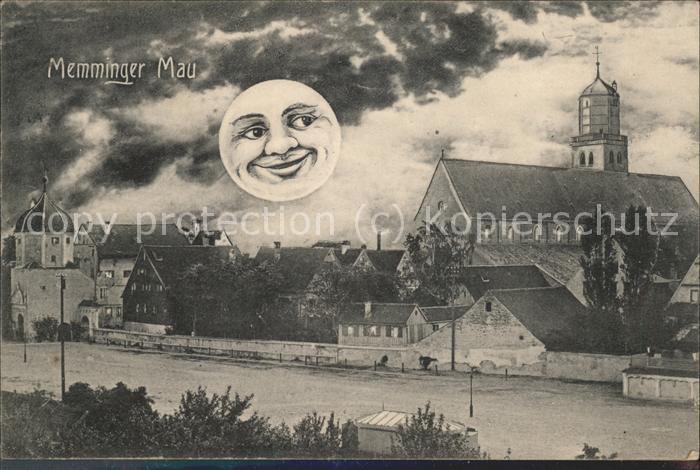 Memmingen Bayern Memminger Mau Mond Kirche