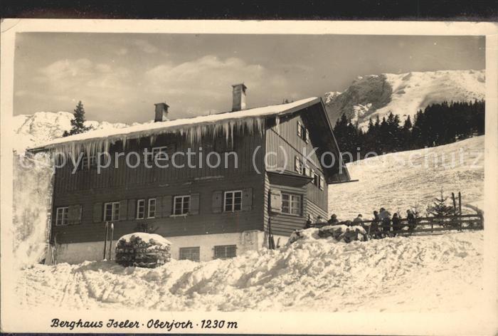 Oberjoch Berghaus Iseler im Schnee