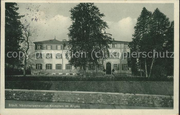 Kempten Städtisches Mädchenpensionat
