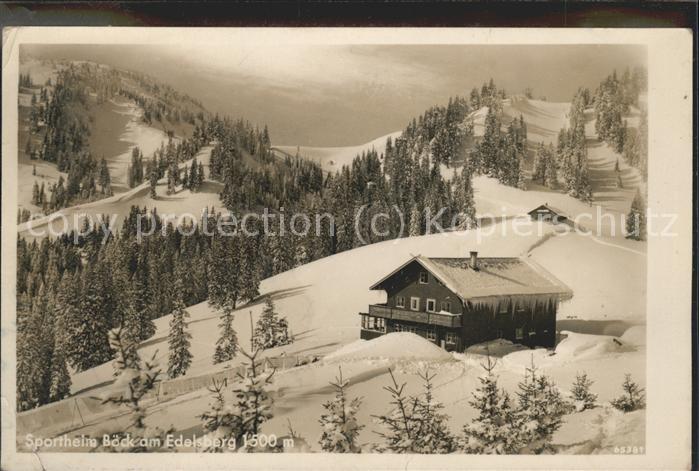 Nesselwang Allgaeu Bayern Sportheim Boeck am Edelsberg