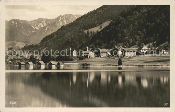 Buehl Alpsee See Ort Alpen