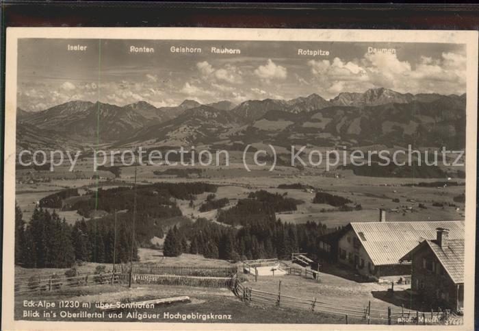 Sonthofen Oberallgaeu Oberillertal