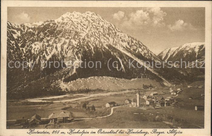 Hinterstein Bad Hindelang Panorama