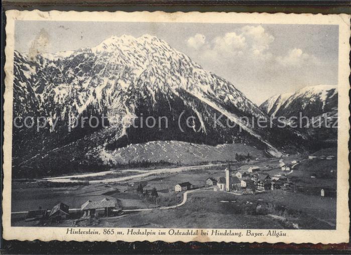 Hinterstein Bad Hindelang Panorama