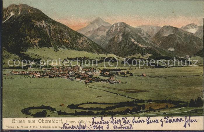 OBERSTDORF Bayern Panorama Alpen