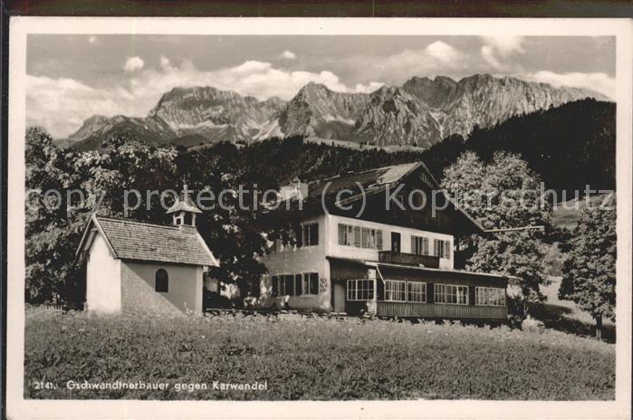 Gschwandt Gschwandtnerbauer Karwendel