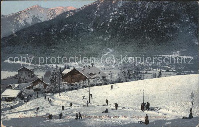 GARMISCH-PARTENKIRCHEN Bayern Panorama im Schnee