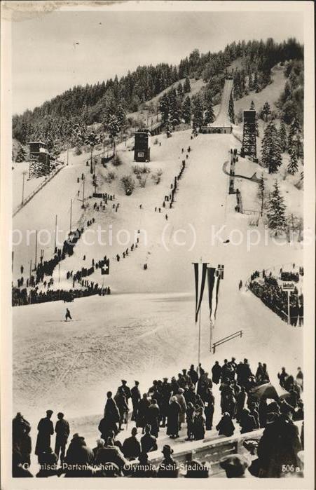 GARMISCH-PARTENKIRCHEN Bayern Skisprungschanze Olympia-Stadion