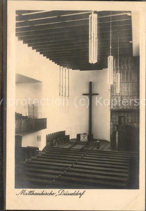 DuessELDORF  CITY Kirche innen