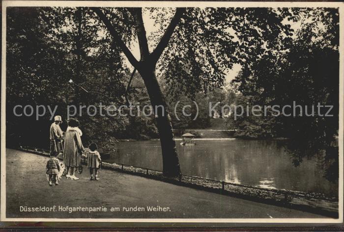 DuessELDORF  CITY Hofgarten am runden Weiher