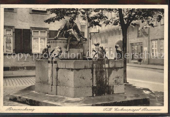 BRAUNSCHWEIG  CITY Till-Eulenspiegel-Brunnen