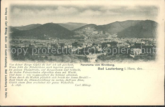 Bad Lauterberg Panorama vom Kirchberg