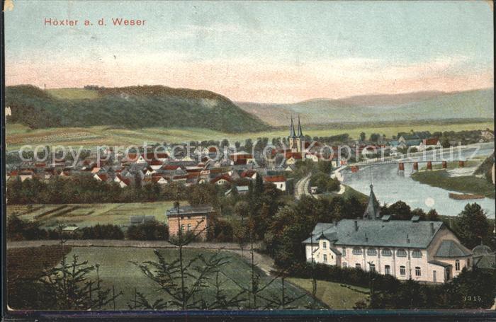 Hoexter Weser Panorama