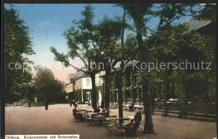 Bad Driburg Kurpromenade Restaurant