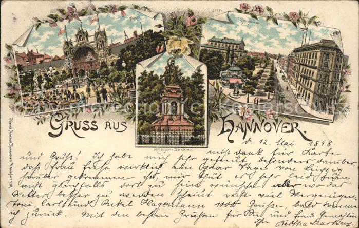 HANNOVER CITY Ansichten Kriegerdenkmal