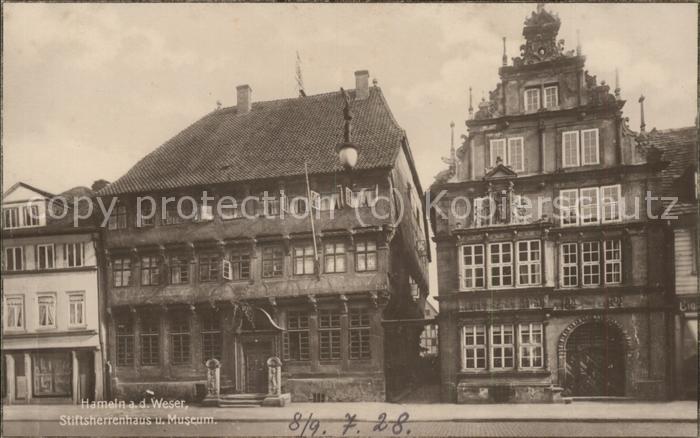 Hameln Weser Stiftsherrenhaus Museum