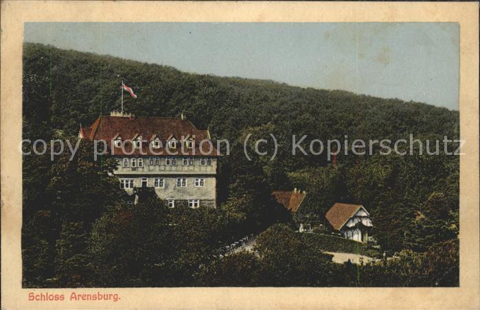 Rinteln Weser Niedersachsen Schloss Arensburg