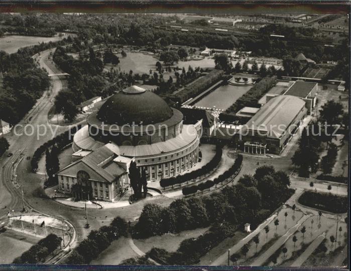 HANNOVER  CITY Stadthalle Fliegeraufnahme