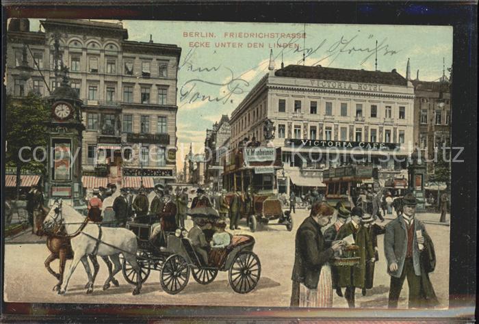 BERLIN  CITY Friedrichstrasse Ecke Unter den Linden