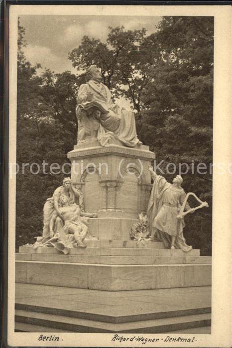 BERLIN  CITY Richard Wagner Denkmal