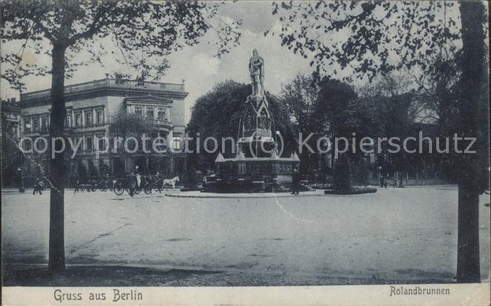 BERLIN  CITY Rolandsbrunnen