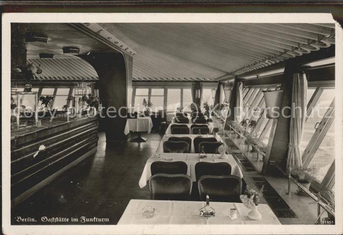 BERLIN  CITY Gaststaette im Funkturm