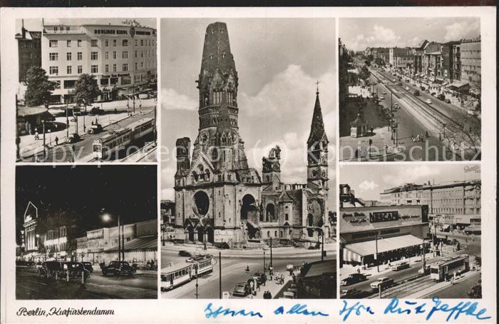 BERLIN  CITY Kurfuerstendamm Teilansichten