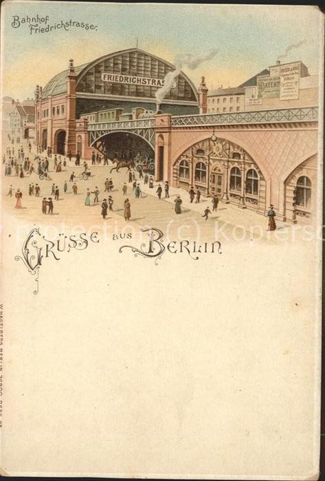 BERLIN  CITY Bahnhof Friedrichstrasse
