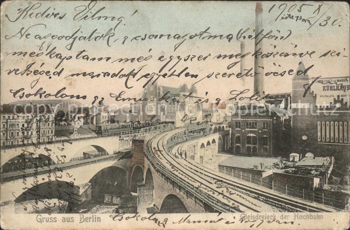 BERLIN  CITY Gleisdreieck der Hochbahn