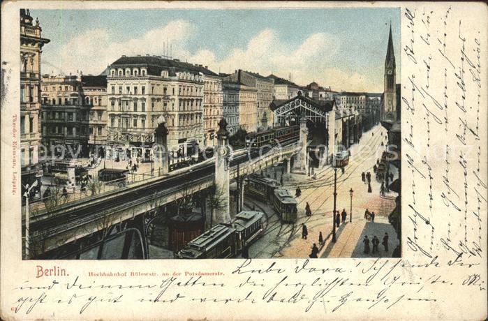 BERLIN  CITY Hochbahnhof Buelowstrasse Potsdamerstrasse