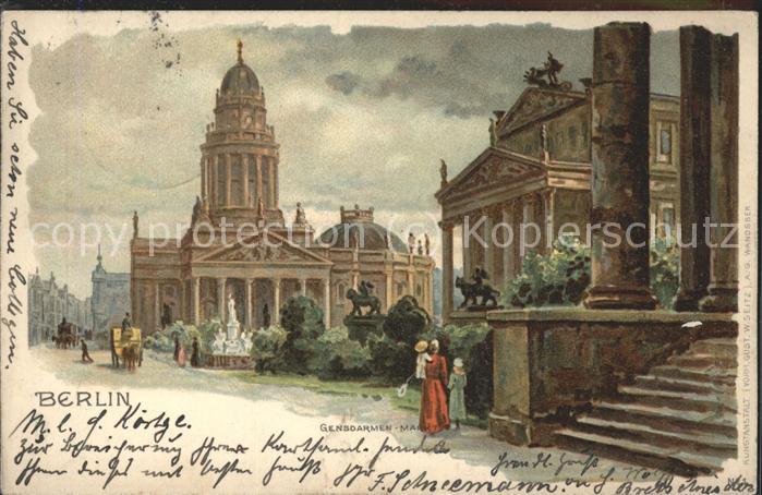 BERLIN  CITY Gensdarmen Markt