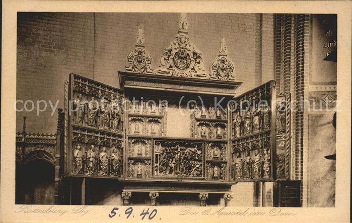 Ratzeburg Schleswig-Holstein Die 12 Apostel im Dom