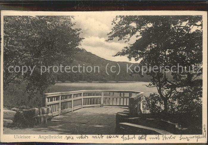 Malente-Gremsmuehlen Ukleisee Angelbrücke