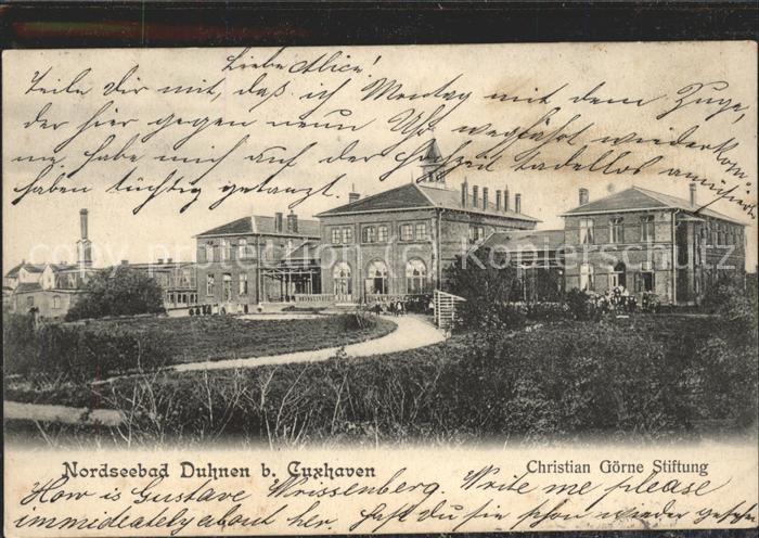 Duhnen Nordsee Christian Görne Stiftung