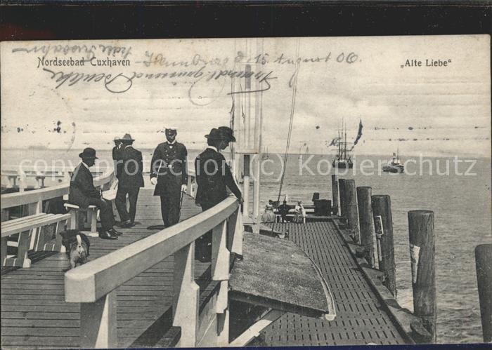 Cuxhaven Nordseebad Anlegesteg Alte Liebe