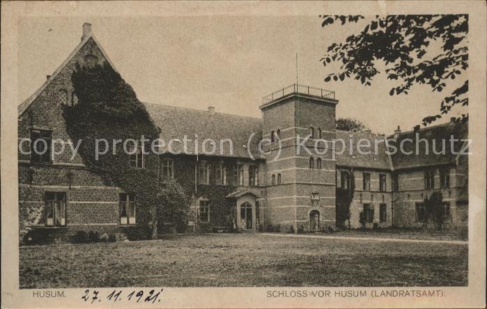Husum Nordfriesland Schloss vor Husum