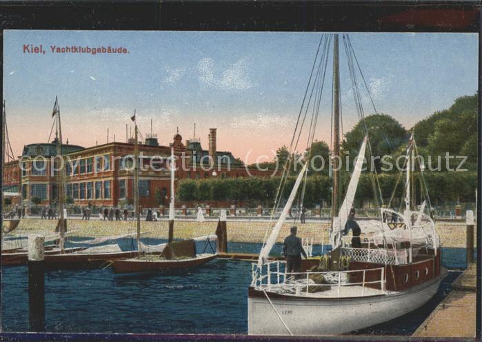 KIEL  CITY Yachtklub Gebaeude